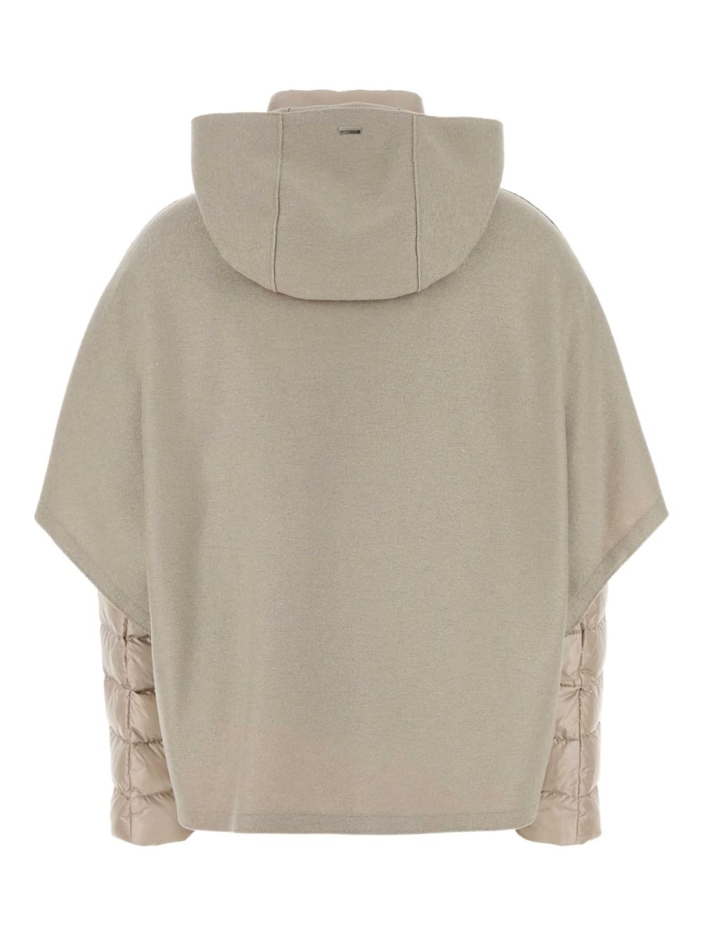 cape-style padded jacket - 2
