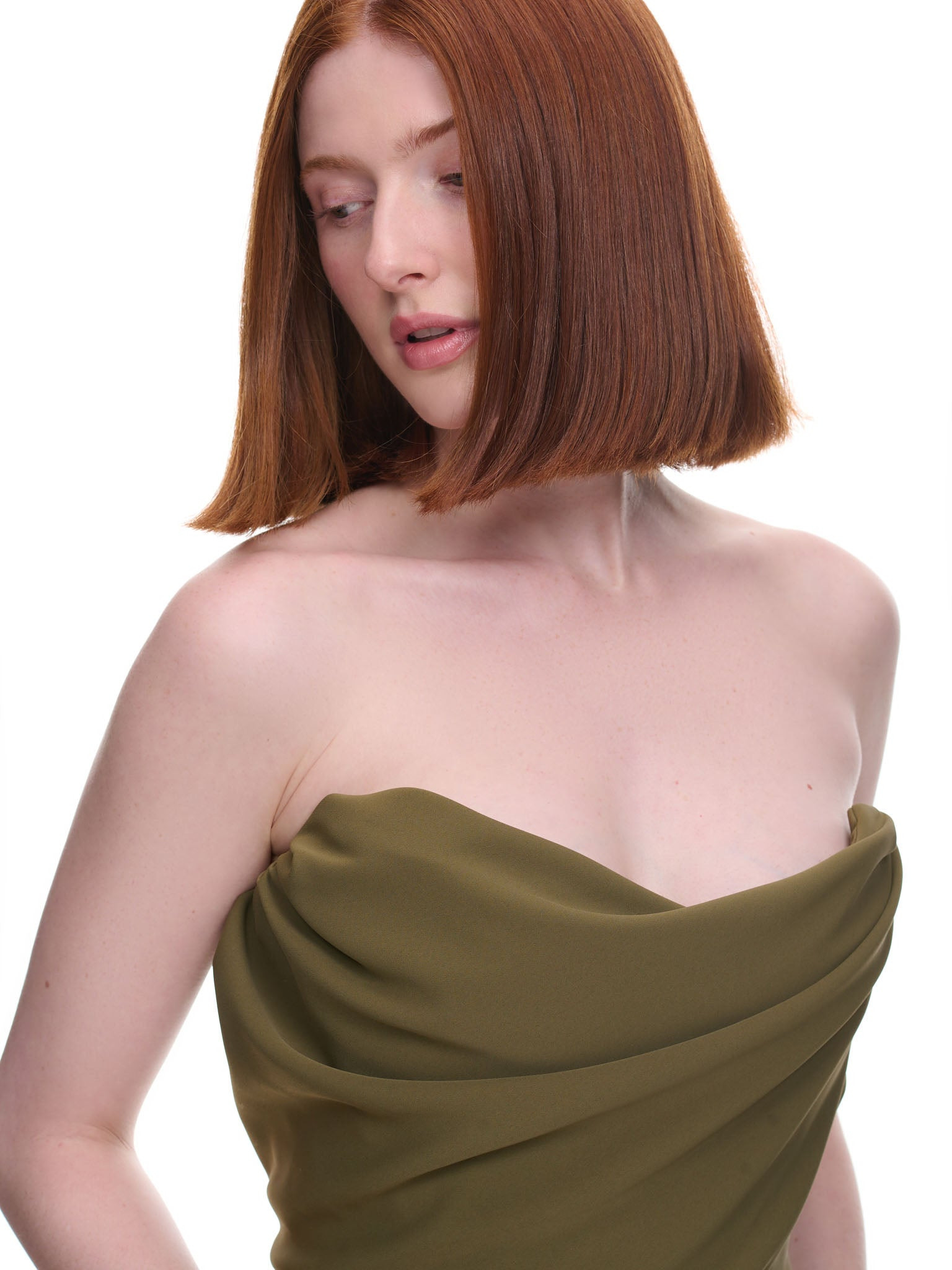 Pointed Corset Dress - 4