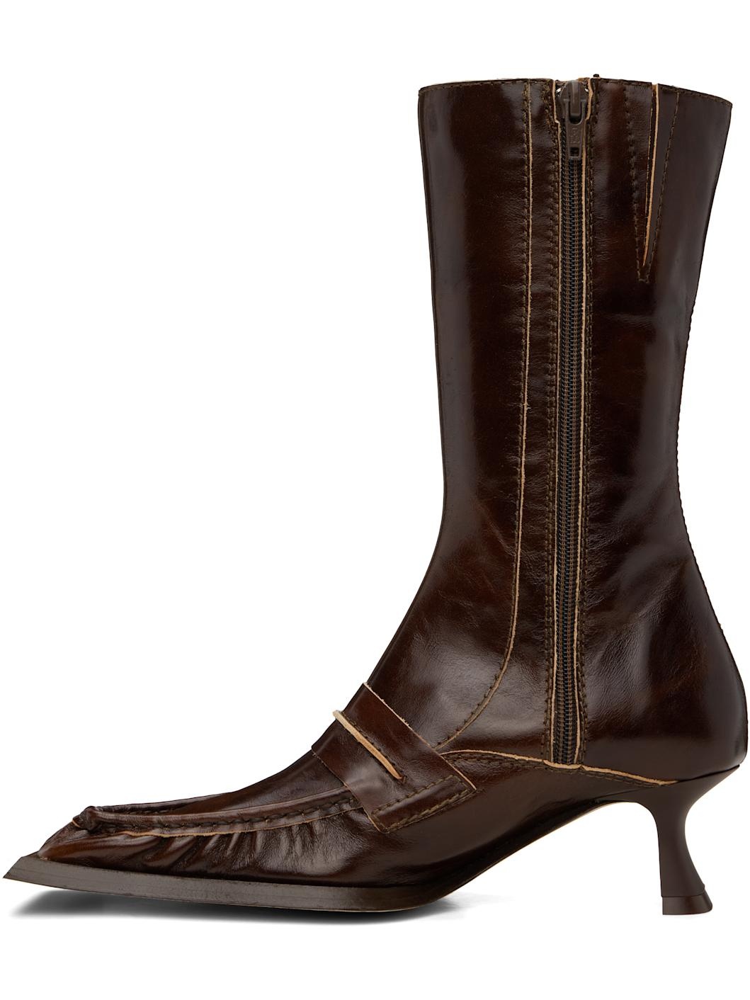Brown Halle Boots - 3
