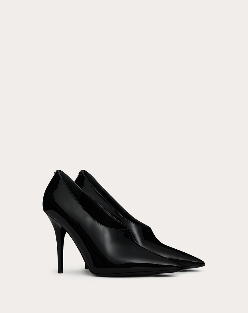VALENTINO GARAVANI LE SALON 105MM PATENT LEATHER PUMPS 2