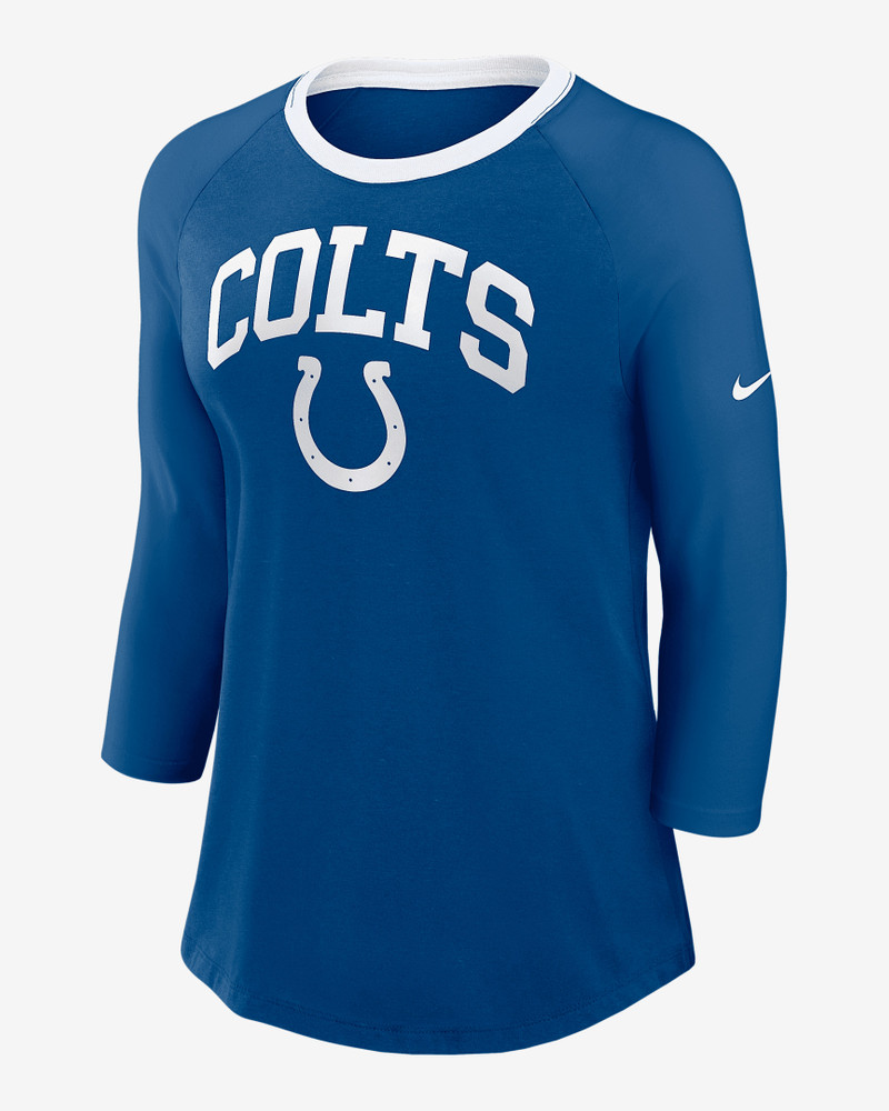 Indianapolis Colts Women's Nike NFL 3/4-Sleeve T-Shirt 1