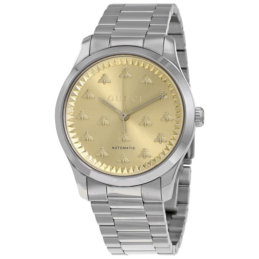 Gucci G-Timeless Automatic Champagne Dial Men's Watch YA1264191 - 1