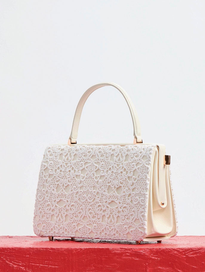 Carrington Bag in Ivory Cashmere Lace - 6