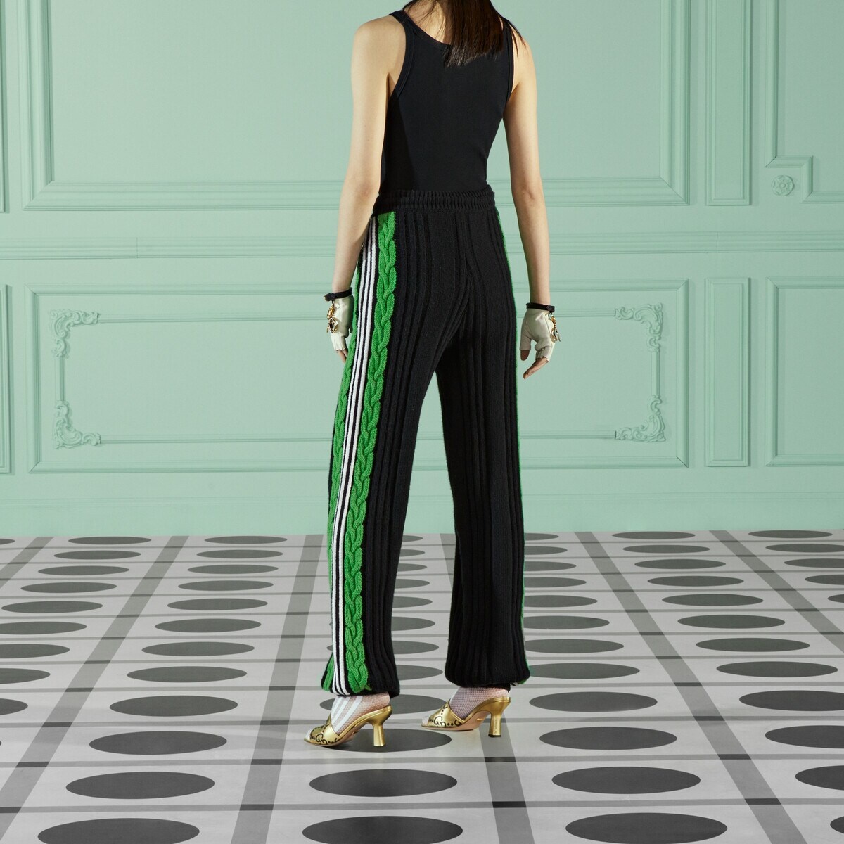 GUCCI adidas x Gucci soft wool jogger | REVERSIBLE