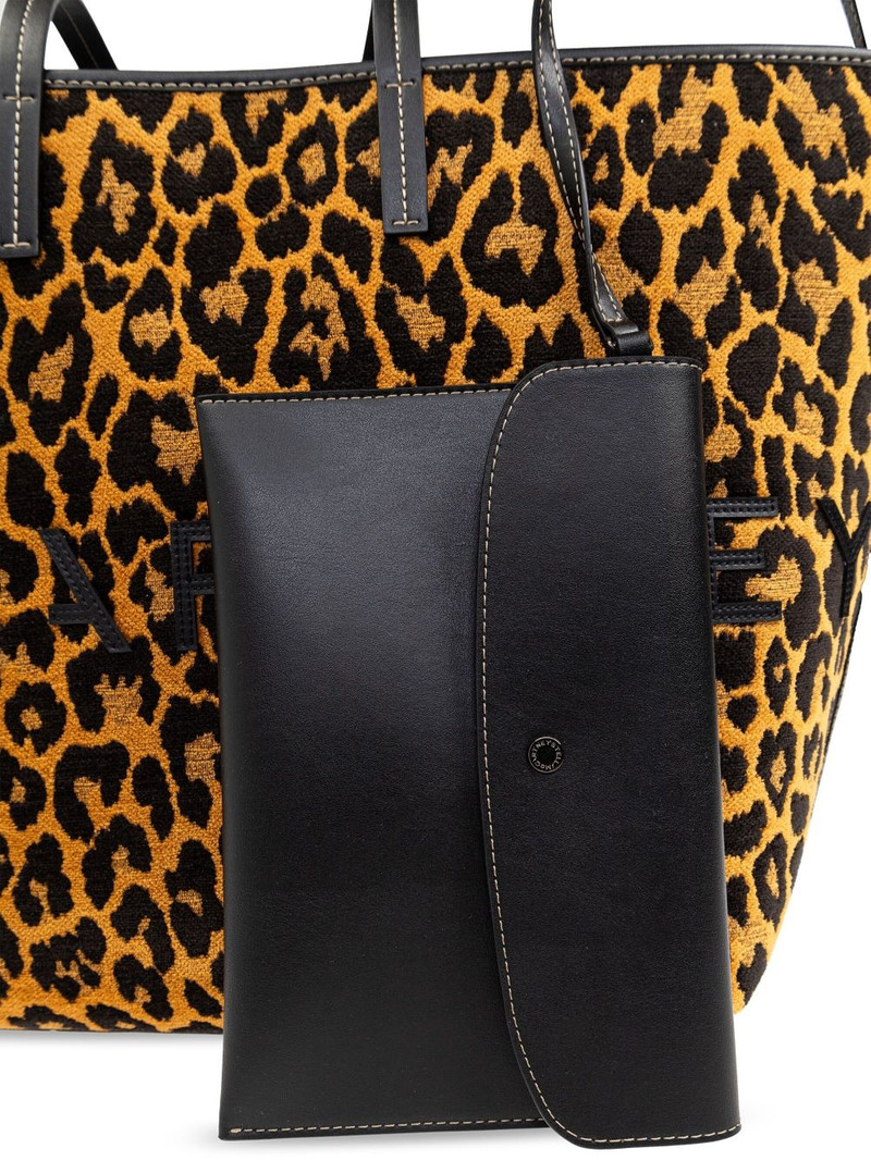로고 cheetah 인쇄 토트 백 6