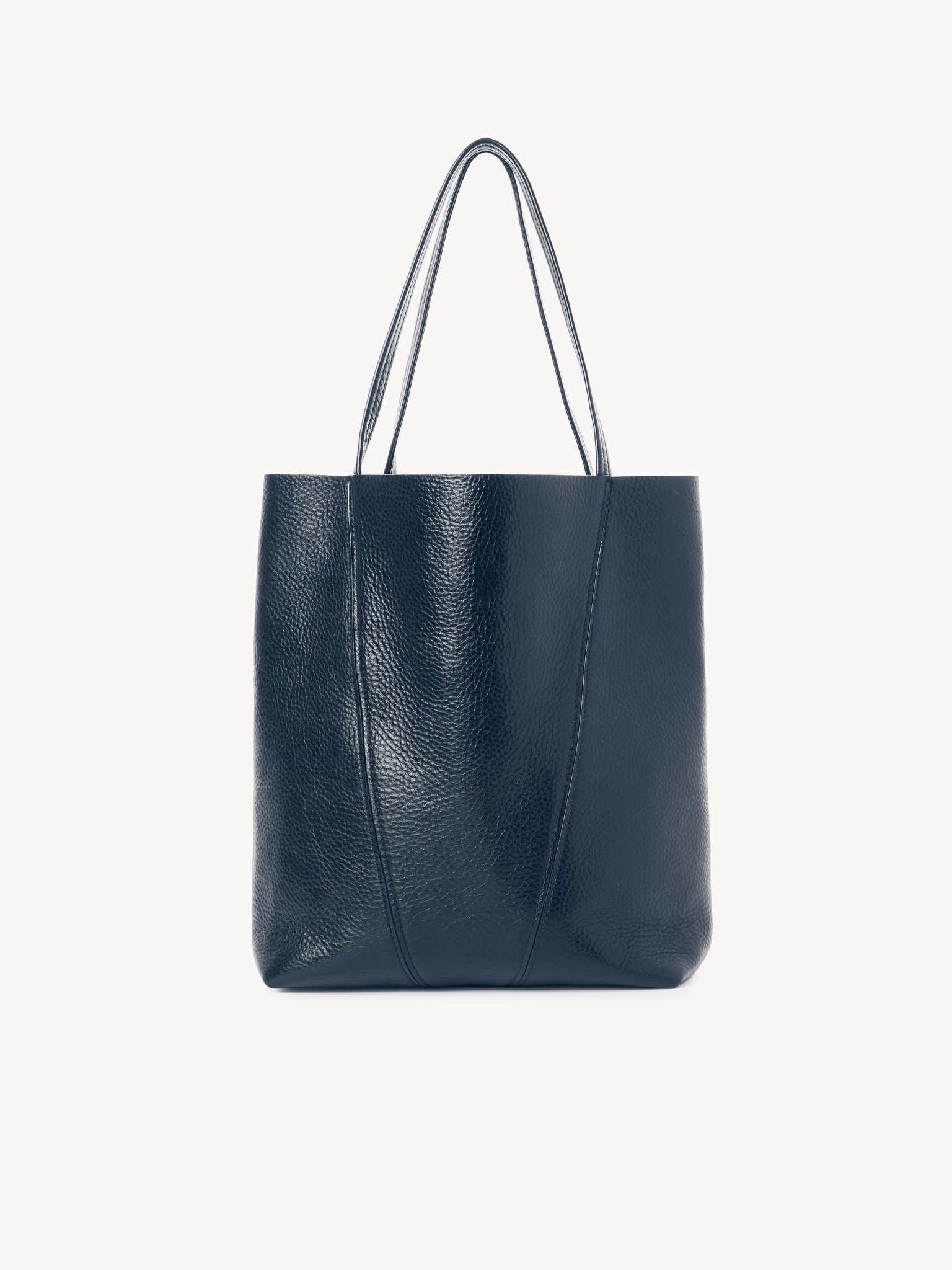 CHLOÉ SPIN TOTE BAG IN GRAINED LEATHER - 5