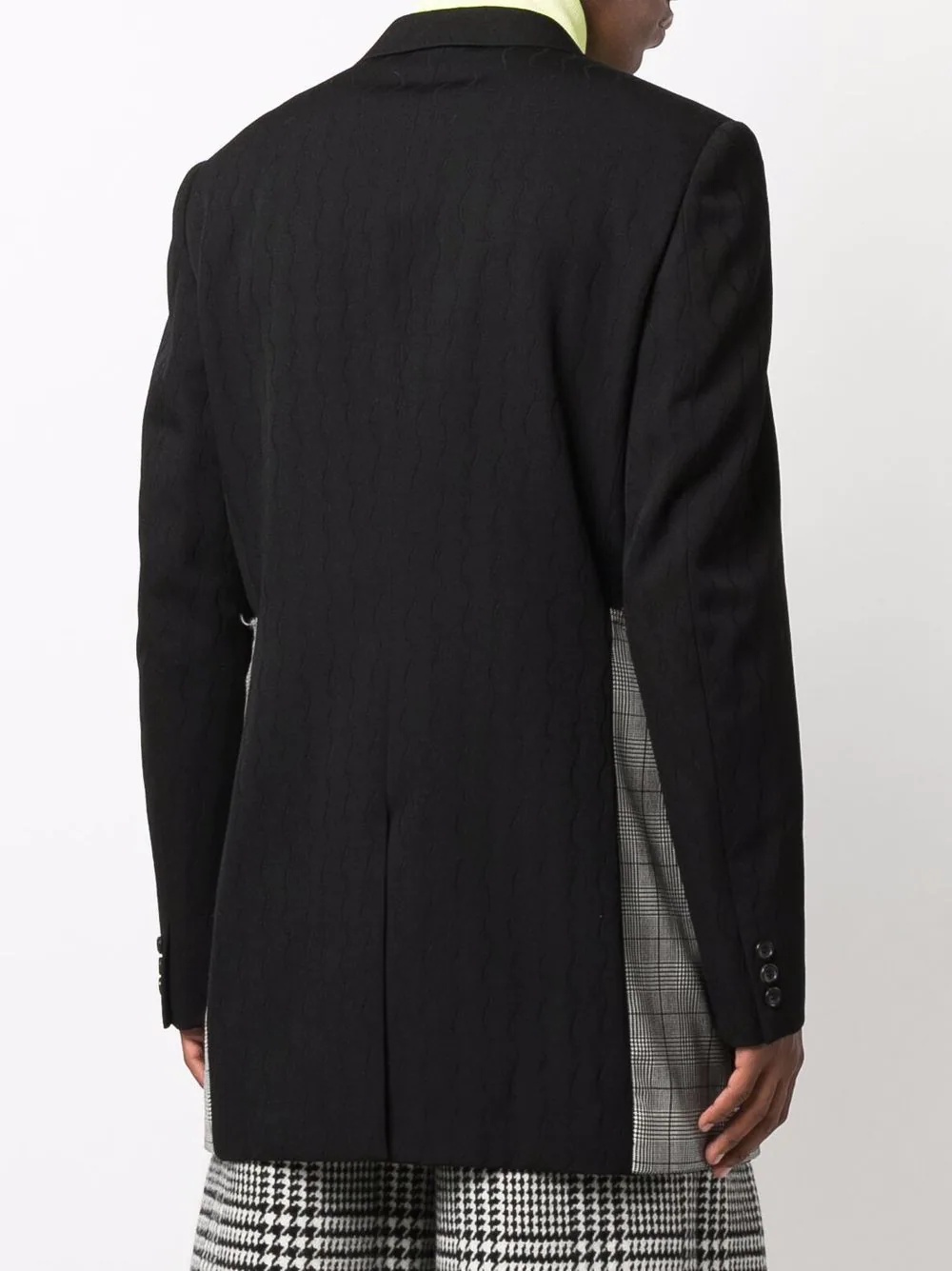 panelled oversized blazer - 4