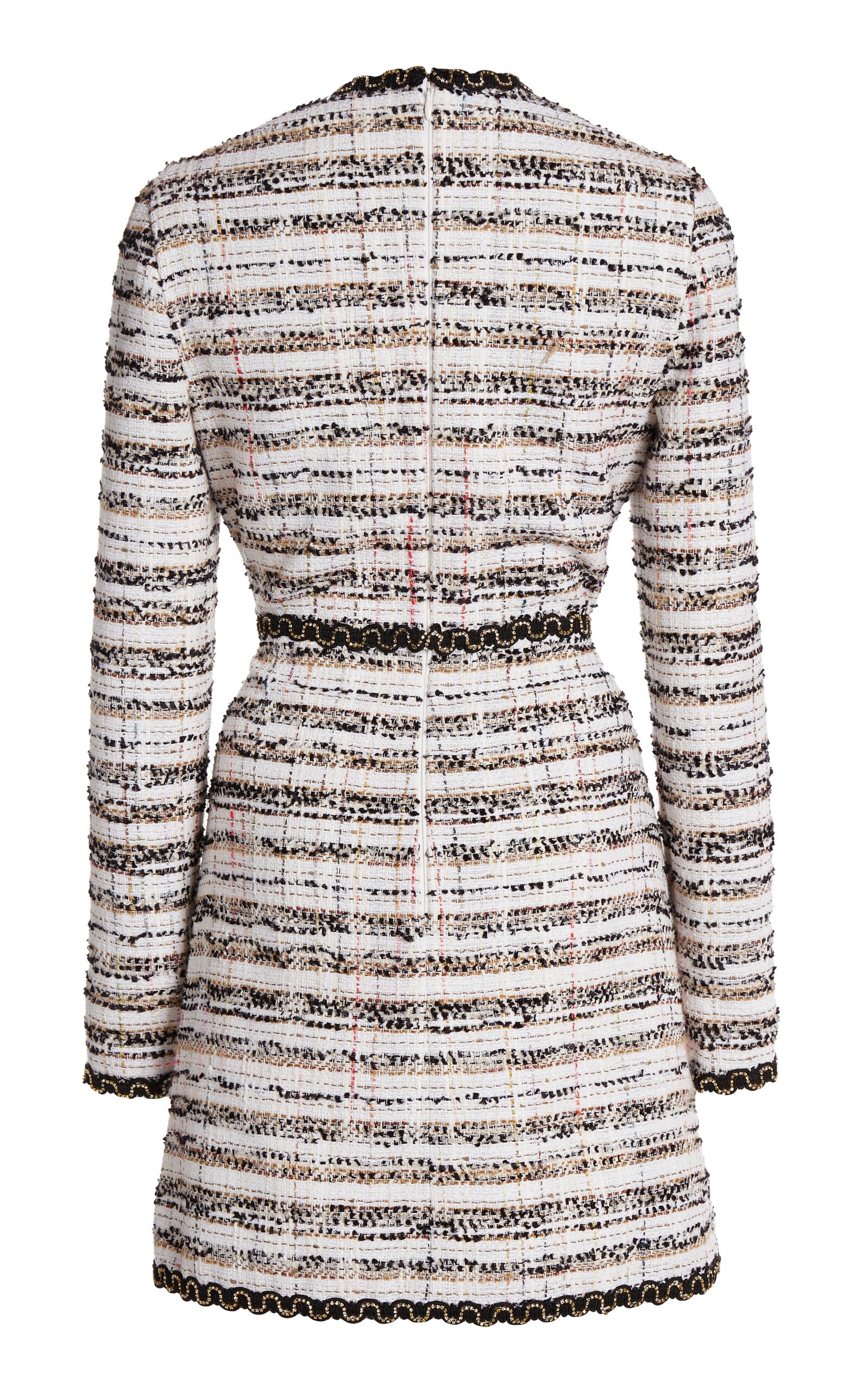 Textured Cotton-Blend Bouclé Mini Dress multi - 2