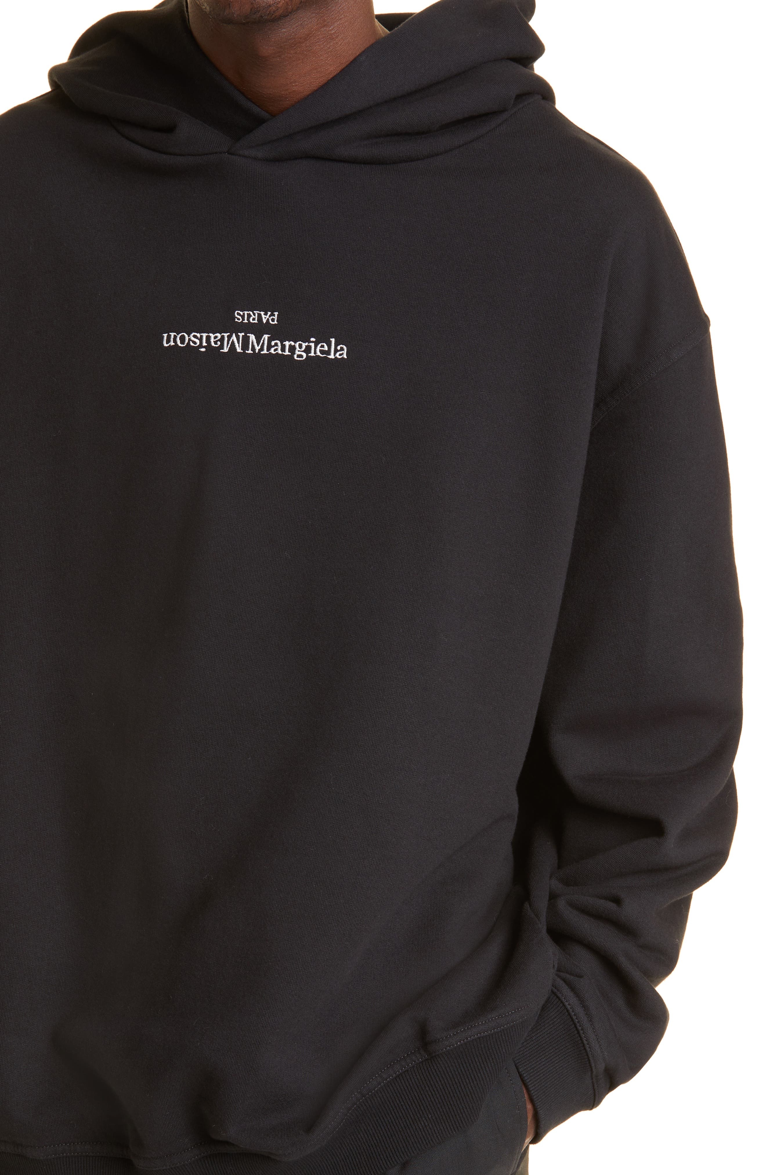 Embroidered Logo Cotton Hoodie - 4
