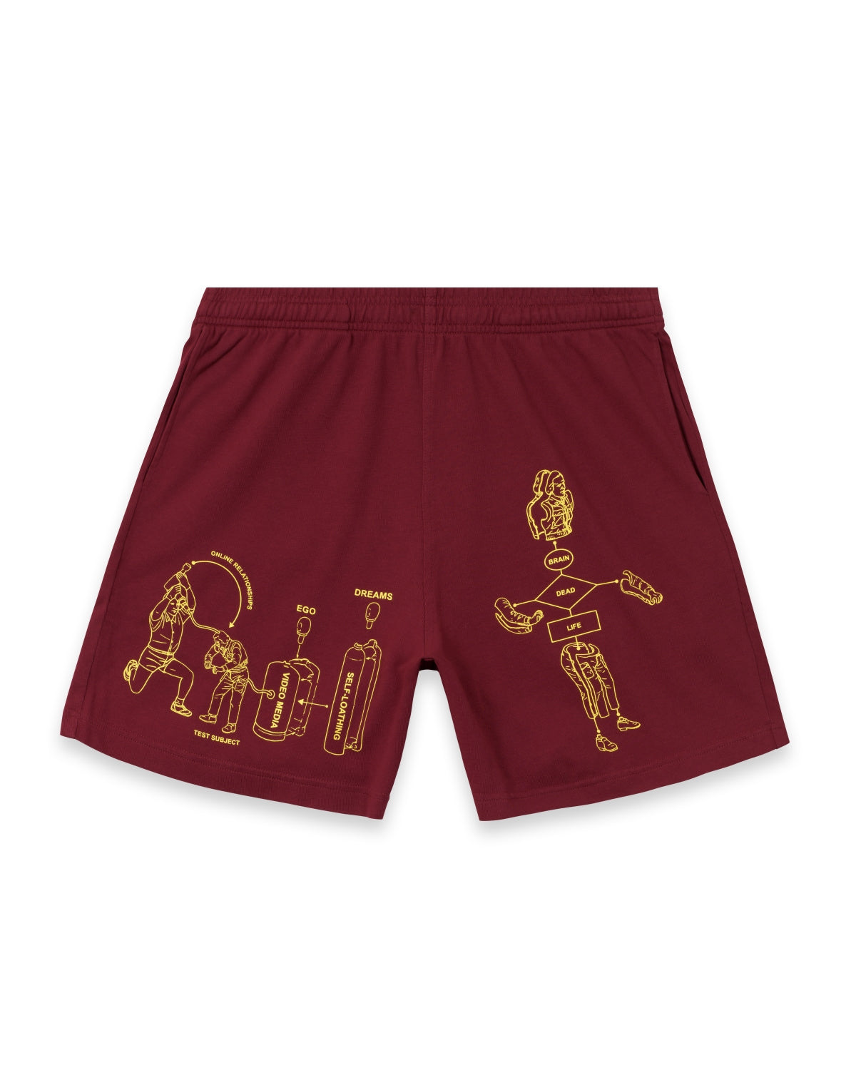 Tutorials Heavyweight Jersey Short - Burgundy - 1