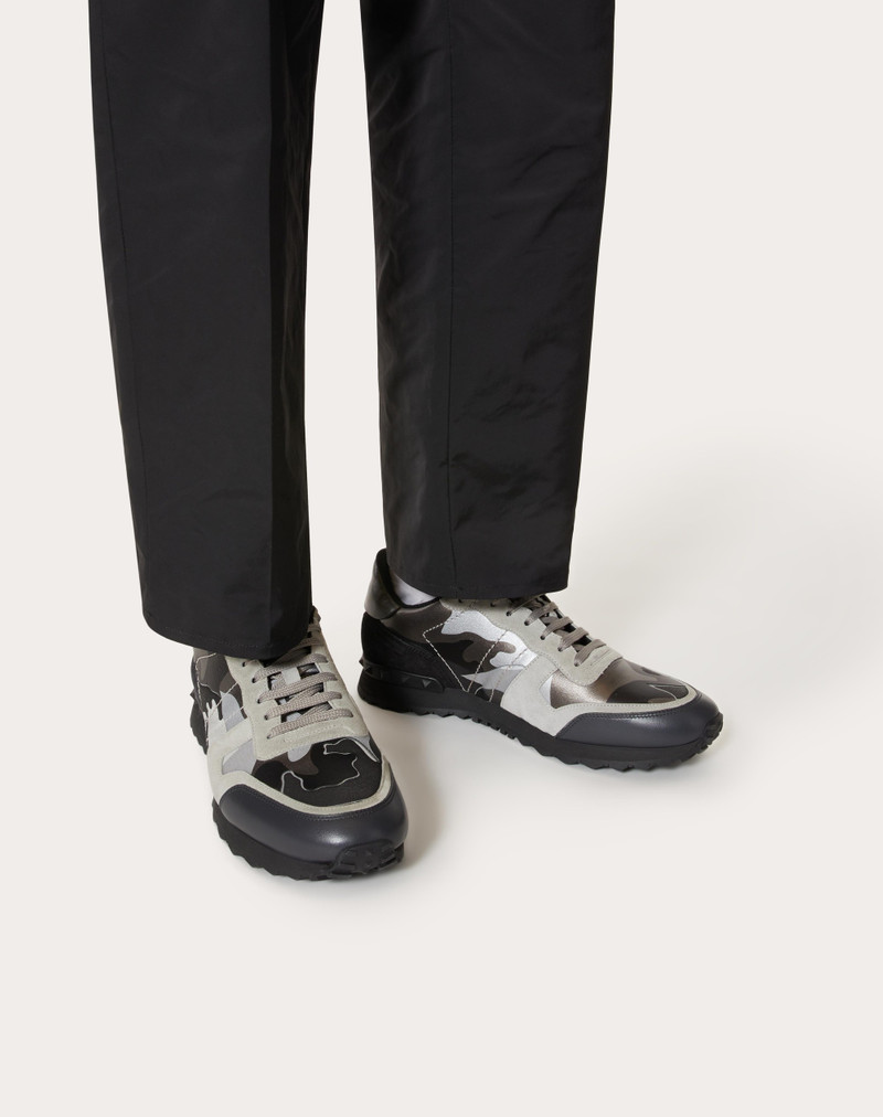 Valentino ROCKRUNNER CAMOUFLAGE LAMINATED SNEAKER outlook