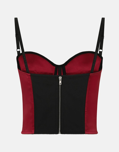 Dolce & Gabbana Satin corset top outlook