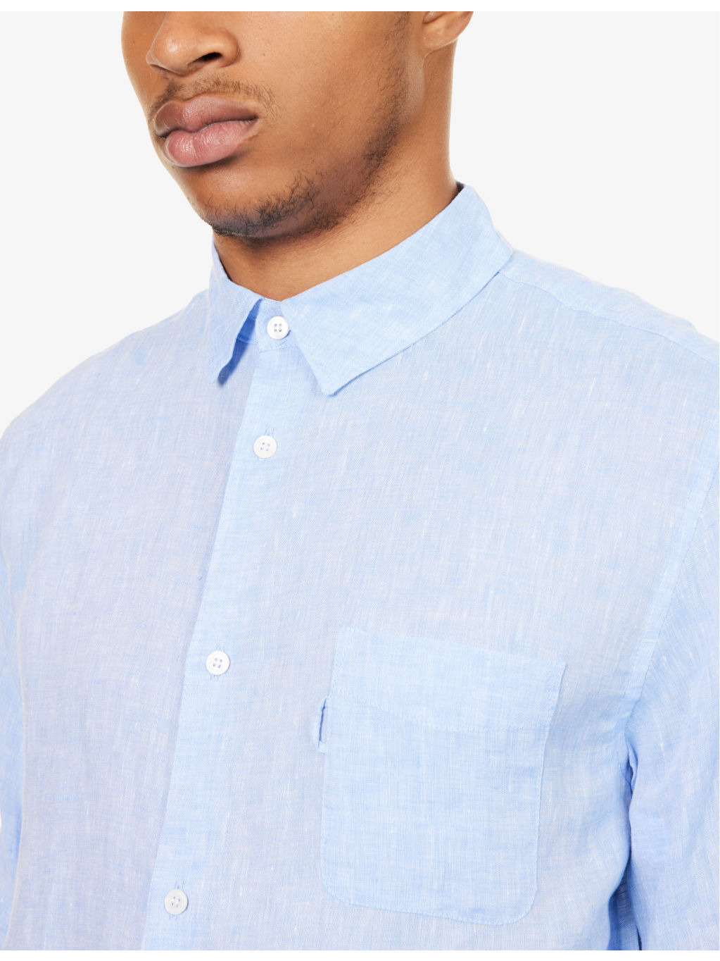 Monaco regular-fit linen shirt - 5
