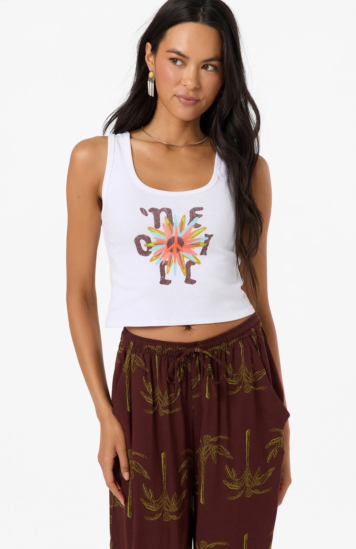 Asterisk Scoopneck Tank - 1