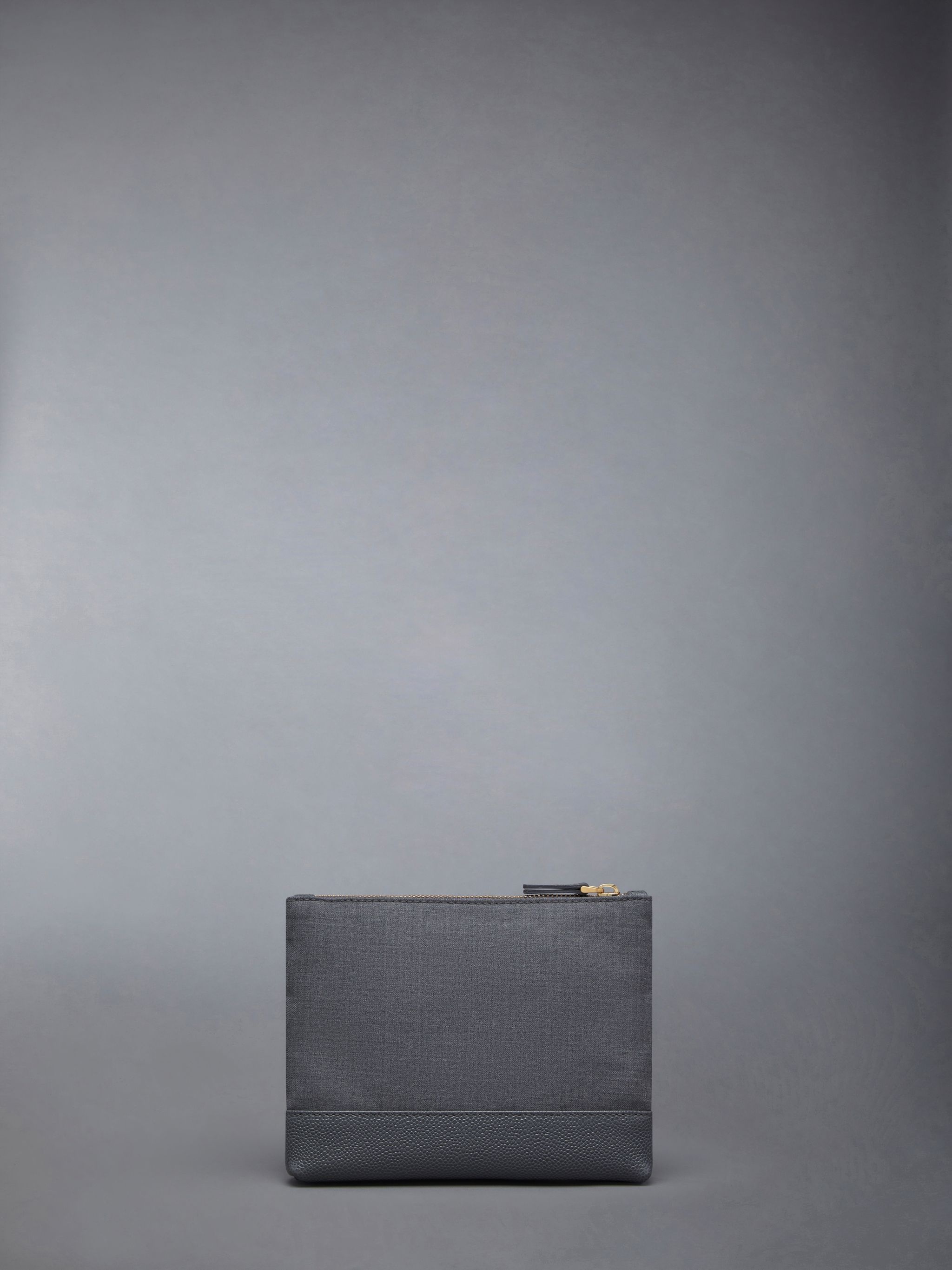 Super 120's Twill Zip Pouch - 2