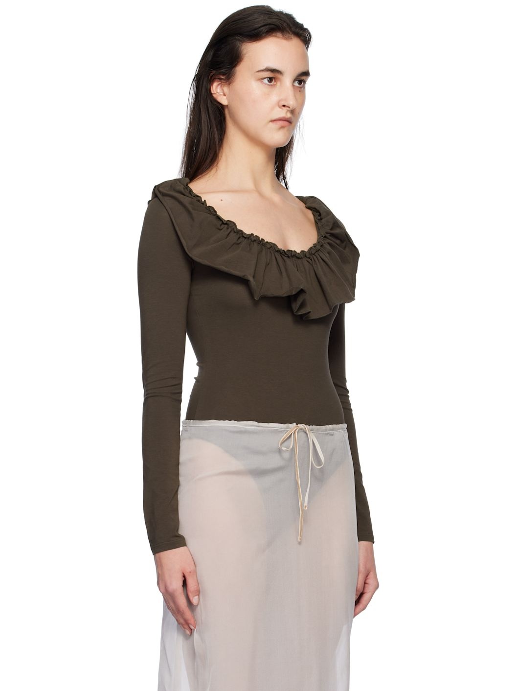 Brown Fei Bodysuit - 2