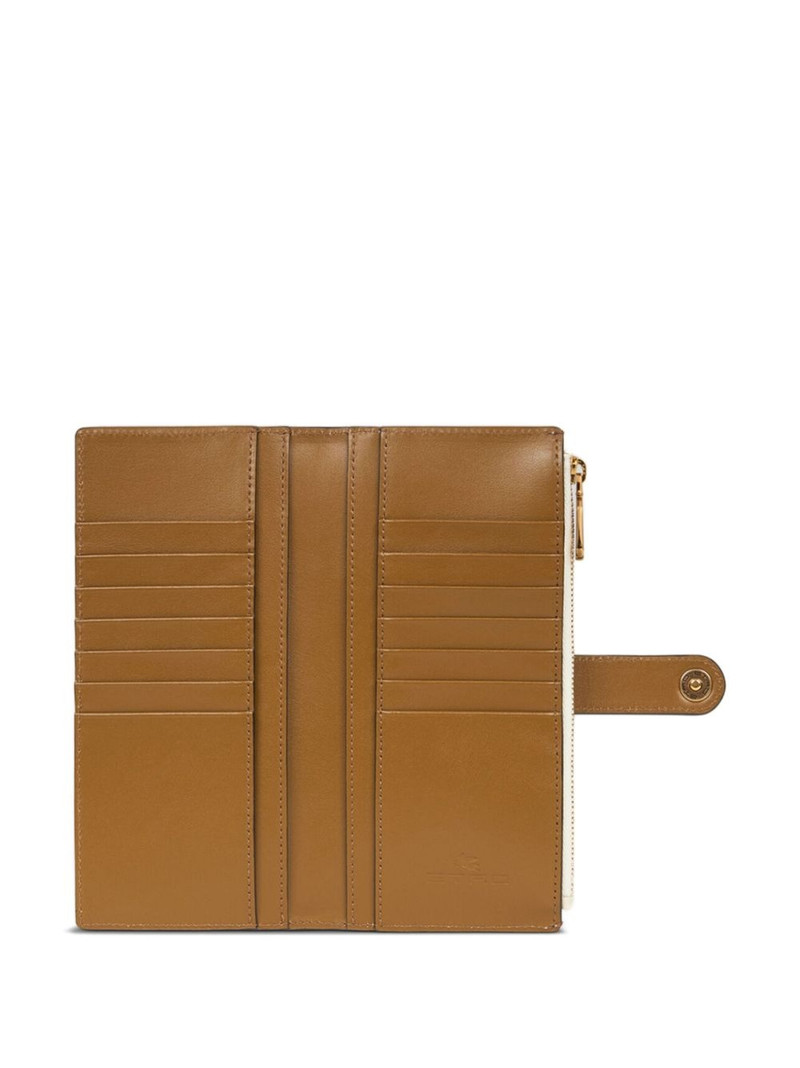 Pegaso-motif leather wallet 4