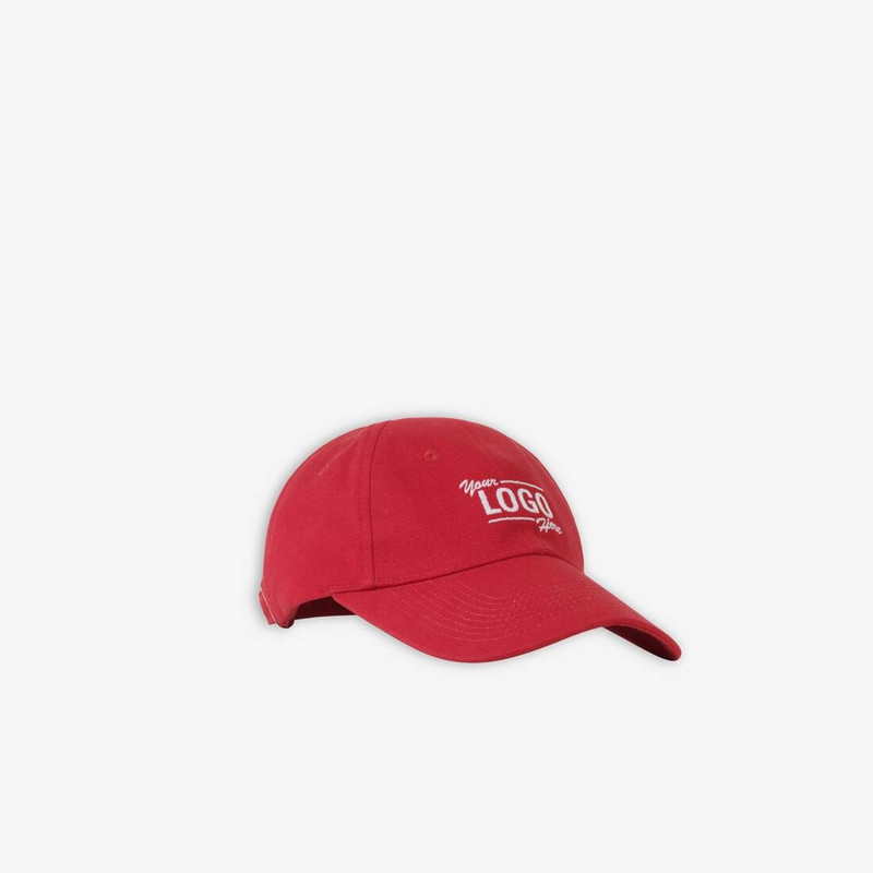 Your Logo Here Cap in Lacquer/white 3