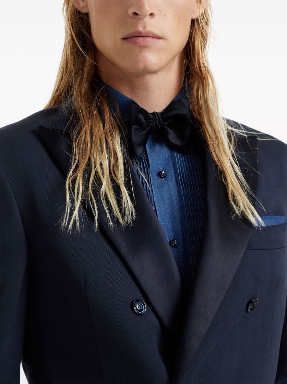 silk tuxedo suit - 4