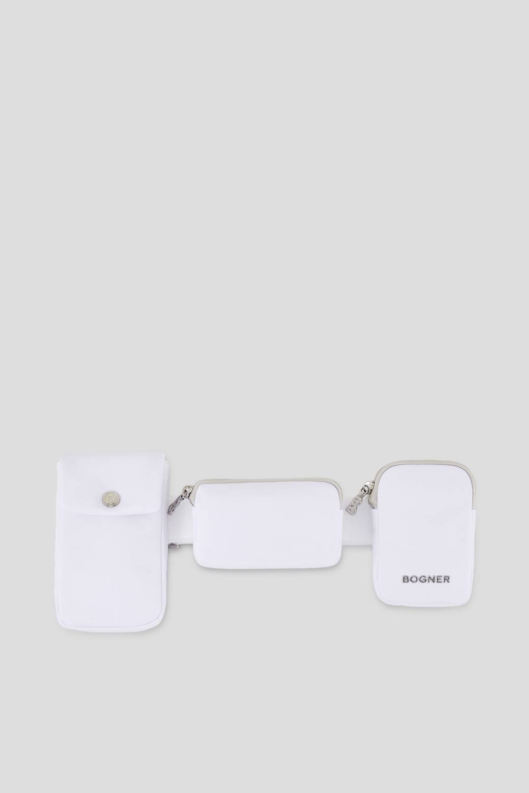 KLOSTERS ENJA MULTIPOCKET BELT BAG IN WHITE - 1