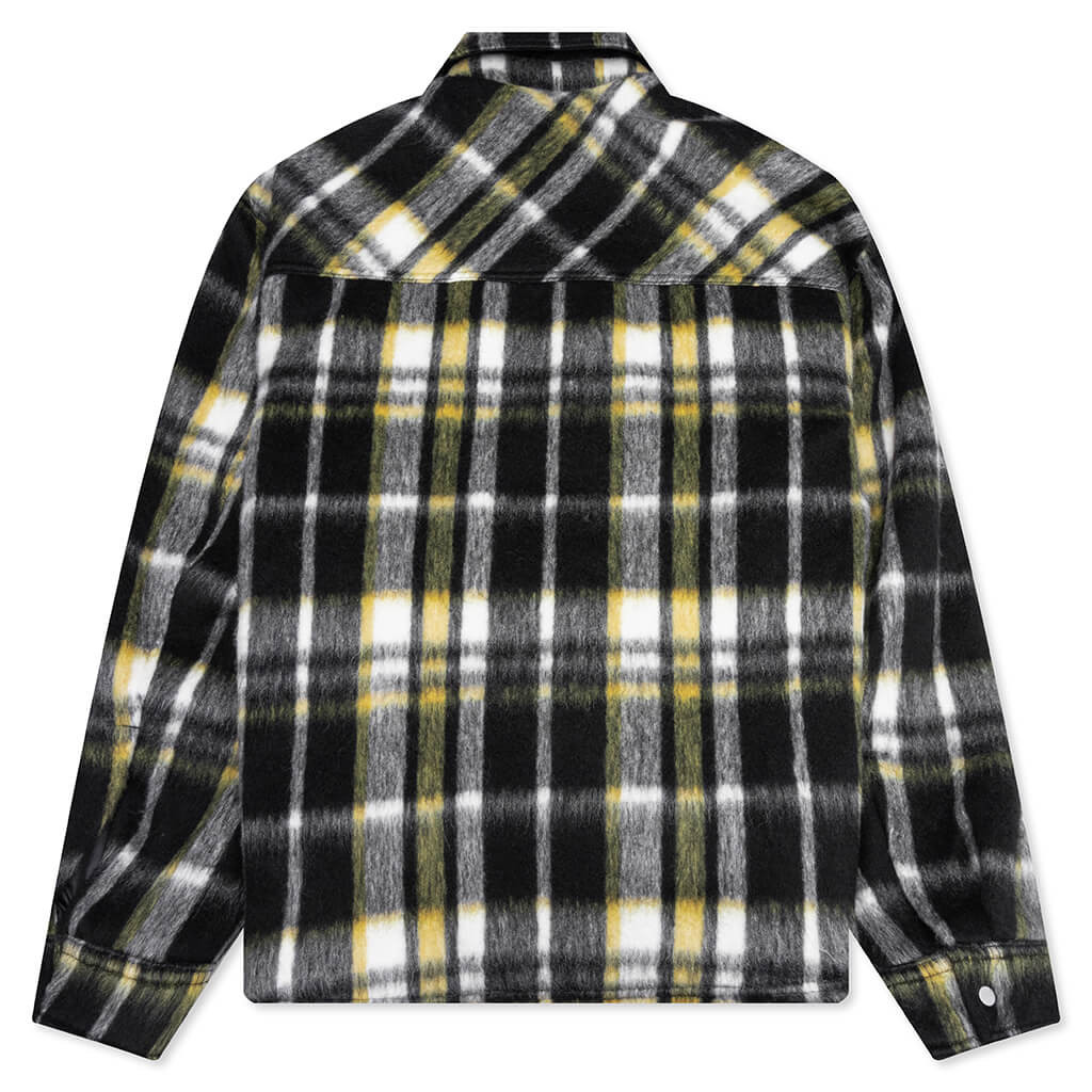 TEXTURED OVERSHIRT - JET BLACK - 2