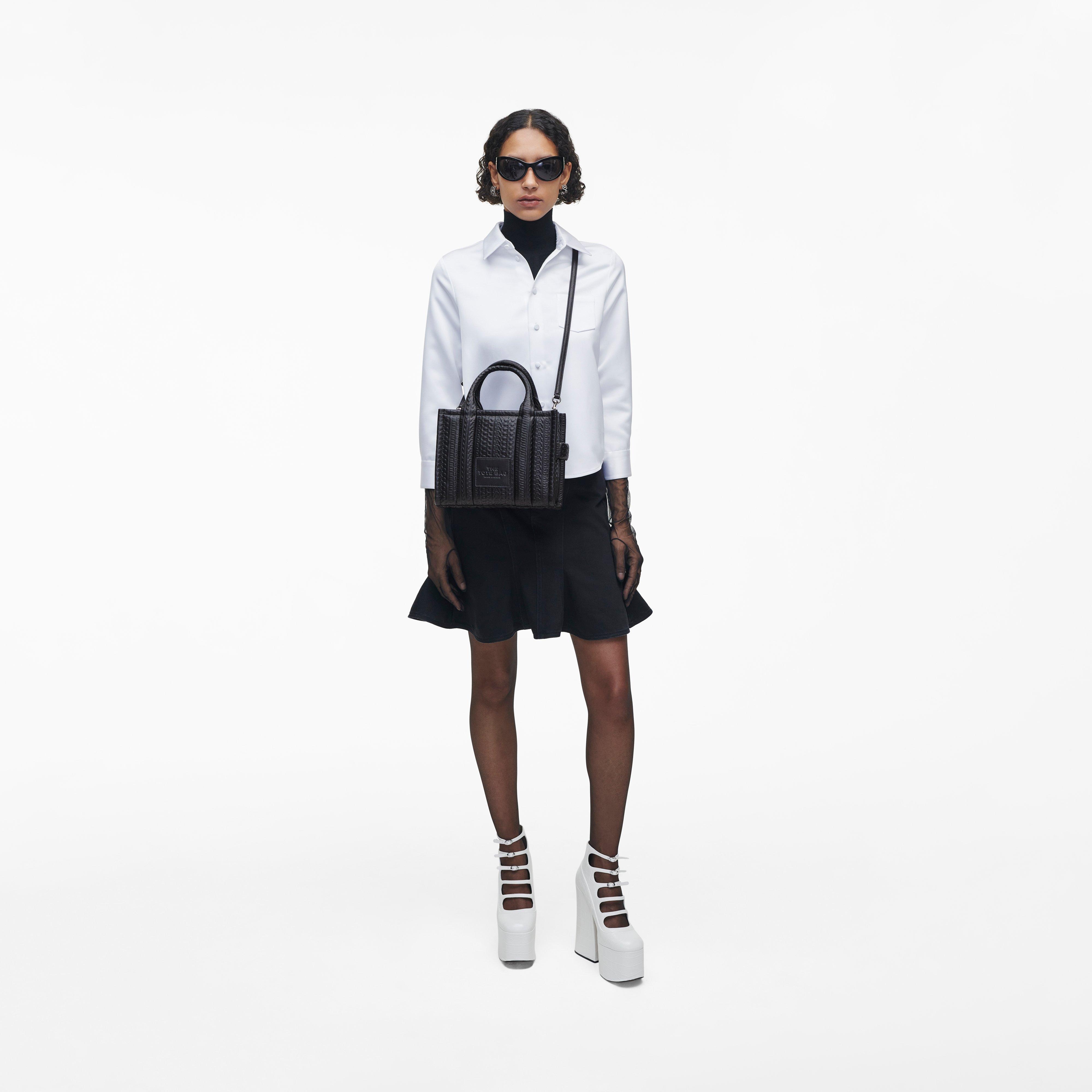 THE MONOGRAM DEBOSSED SMALL TOTE BAG - 2