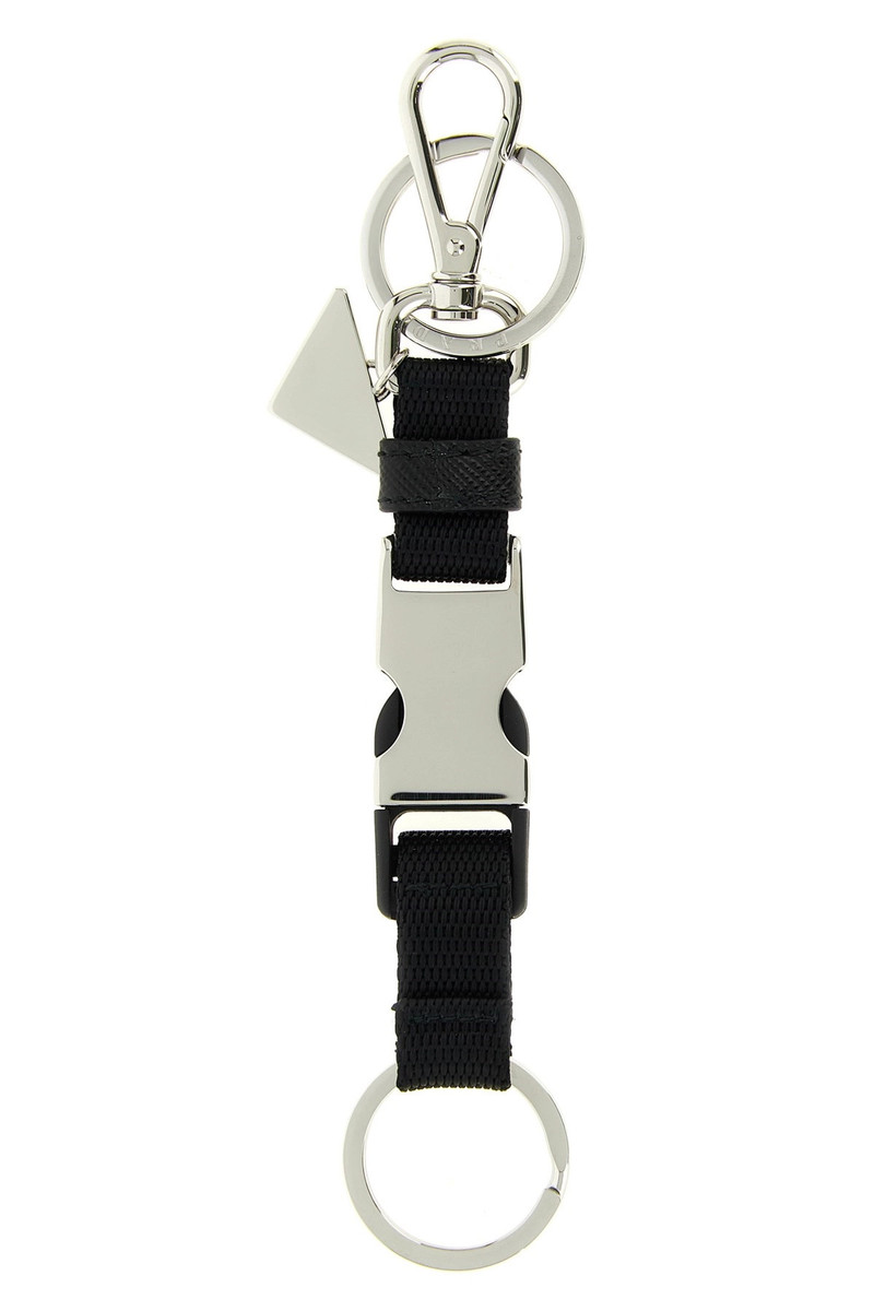 Prada Nylon keyring outlook