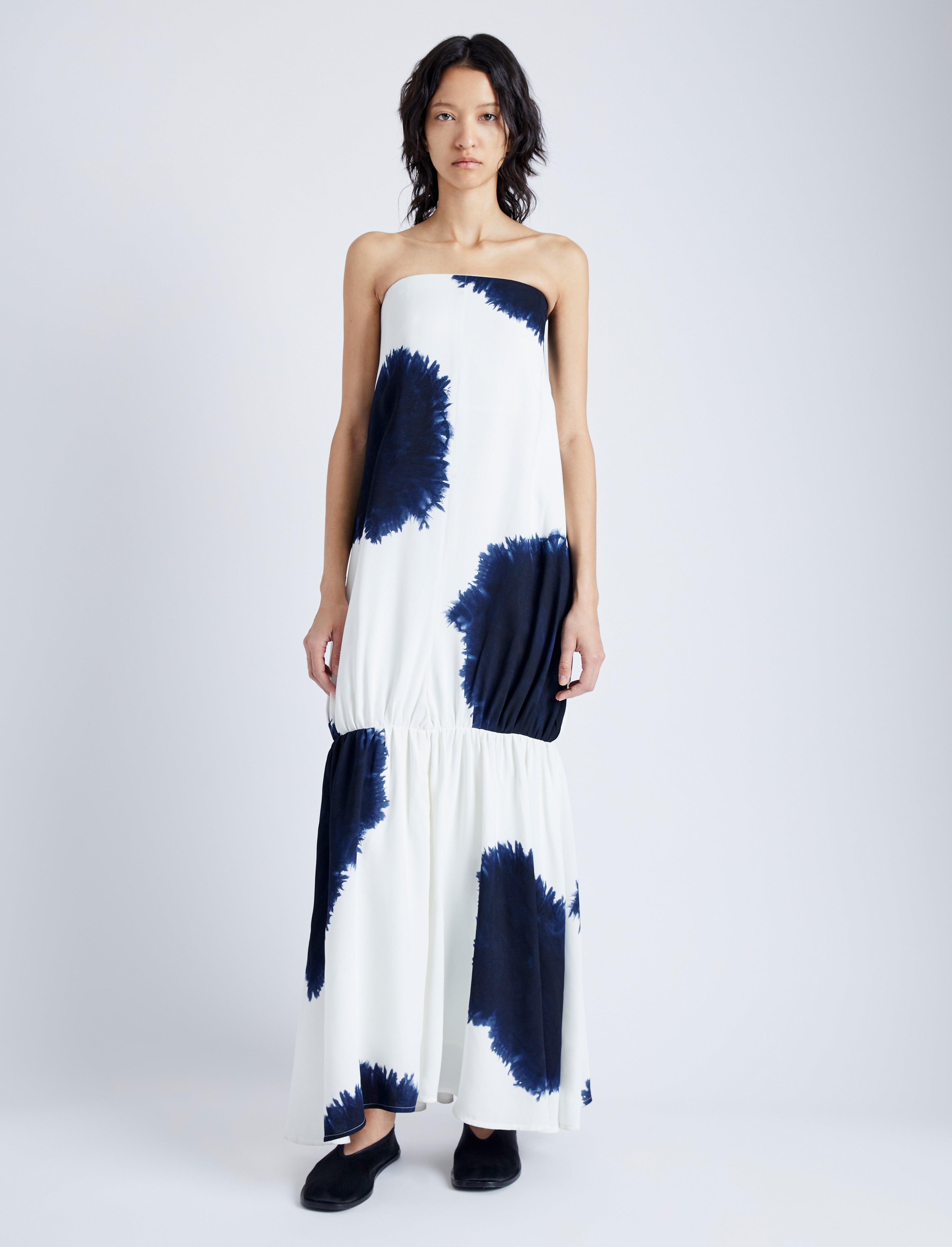 Margot Dress In Printed Viscose Crepe - 2