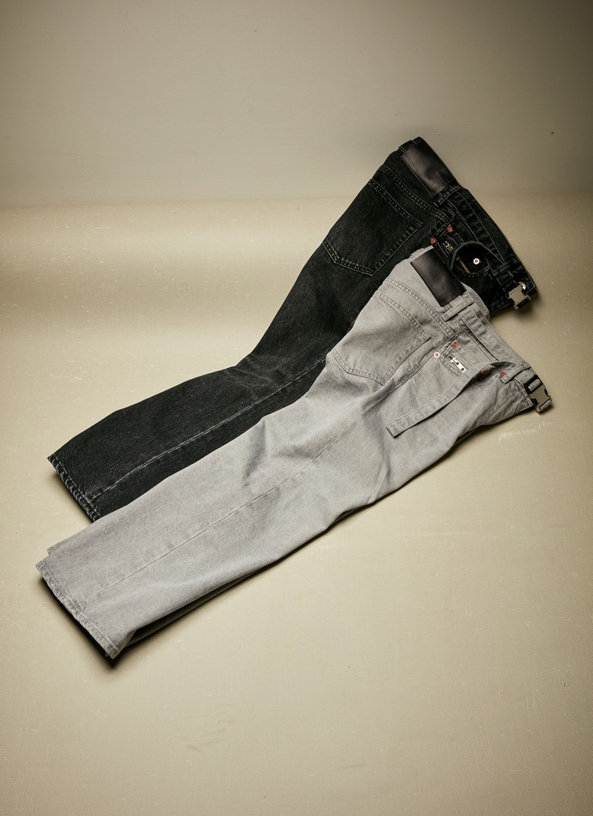 Straight Denim Pants - 2