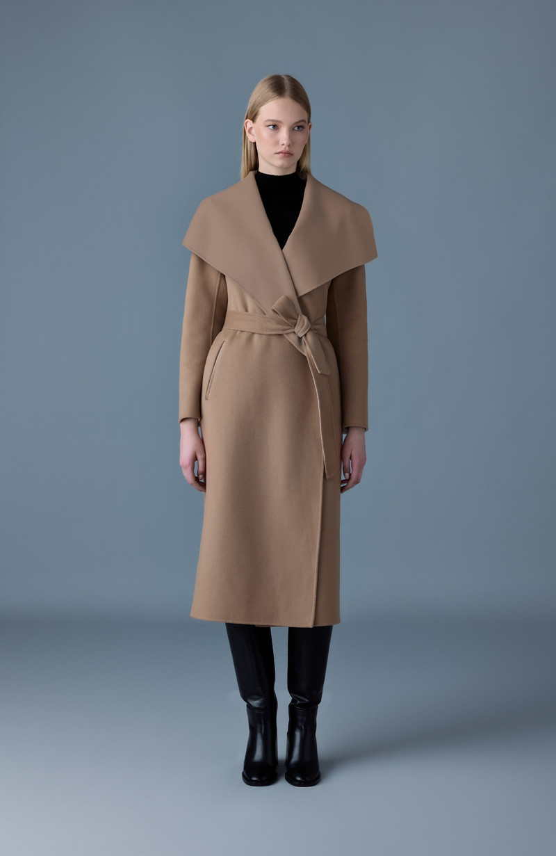 MAI-CN Double-face wool wrap coat 3