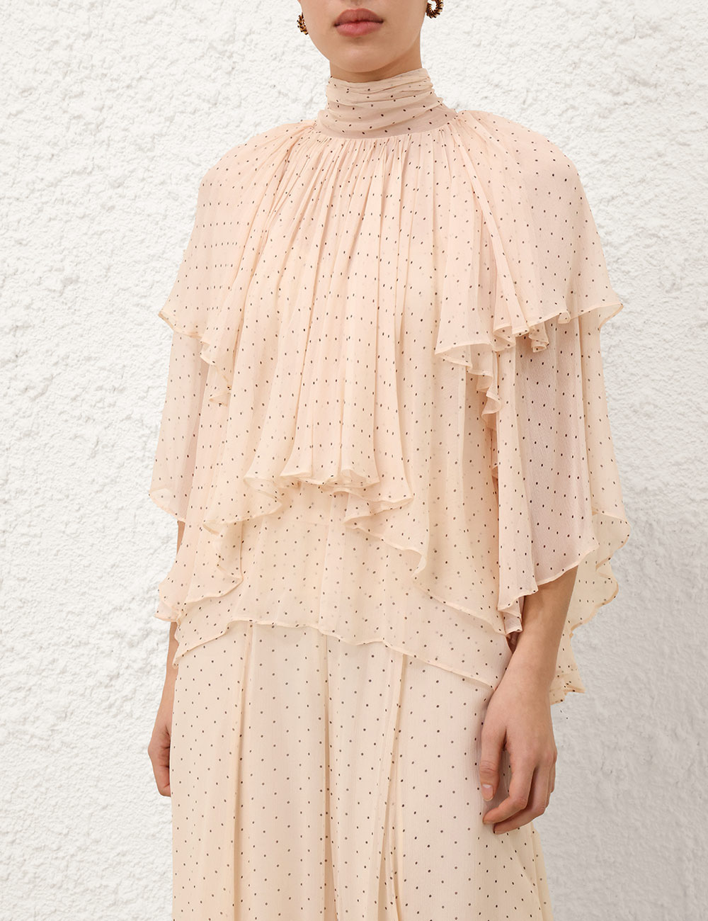 HYPNOTIC CASCADING BLOUSE - 2