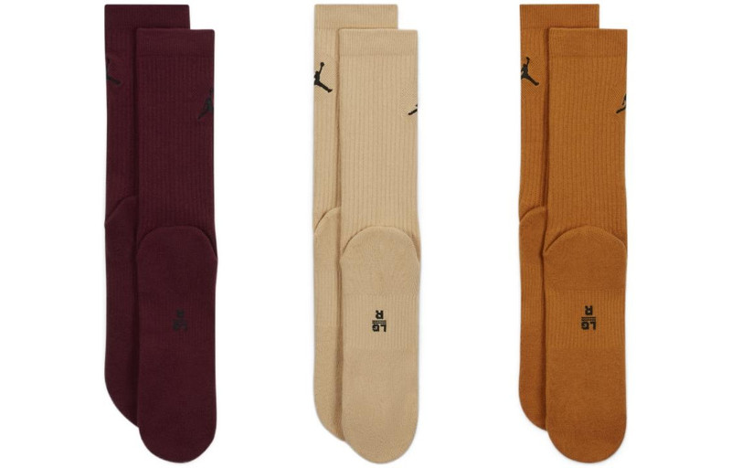Jordan Air Jordan Everyday Crew Socks (3 Packs) DX9632-903 outlook
