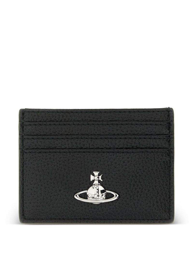 Orb logo-detail card holder 1