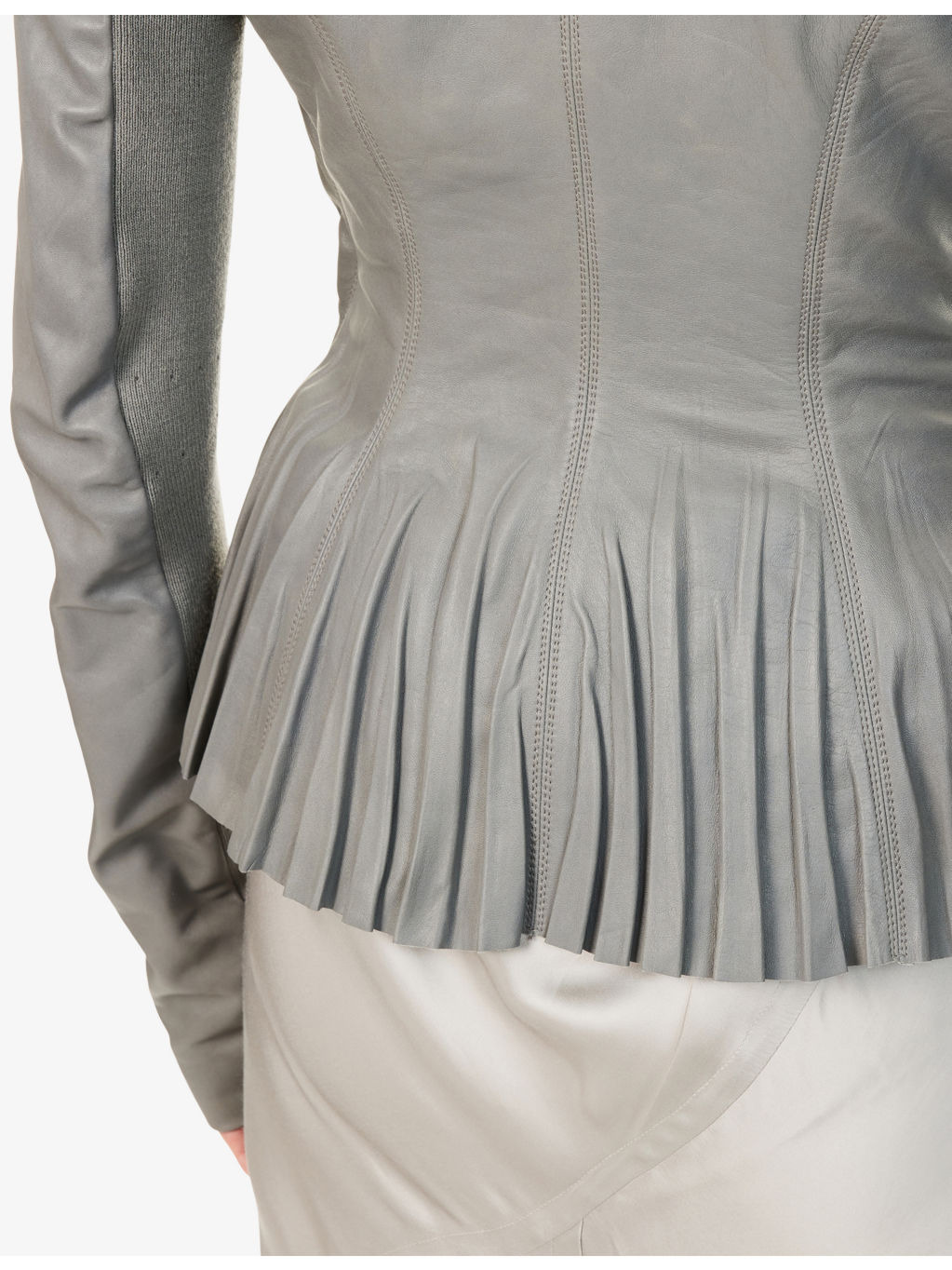 Hollywood Wrap-Front Leather Jacket - 6