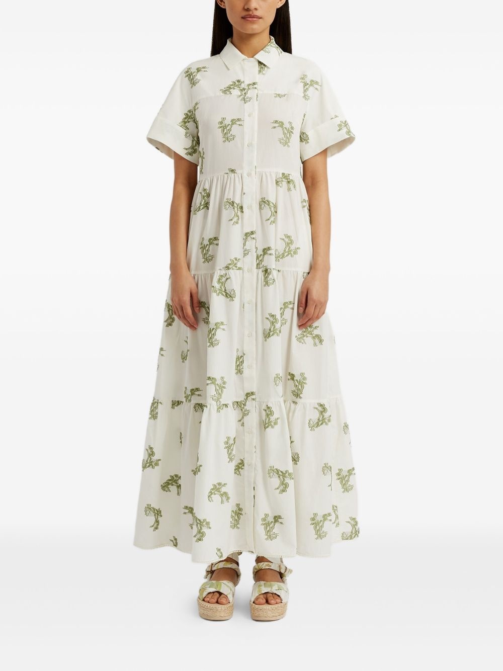 short-sleeve shirt dress - 2