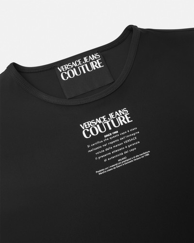 VERSACE JEANS COUTURE Warranty Logo Crop T-Shirt outlook