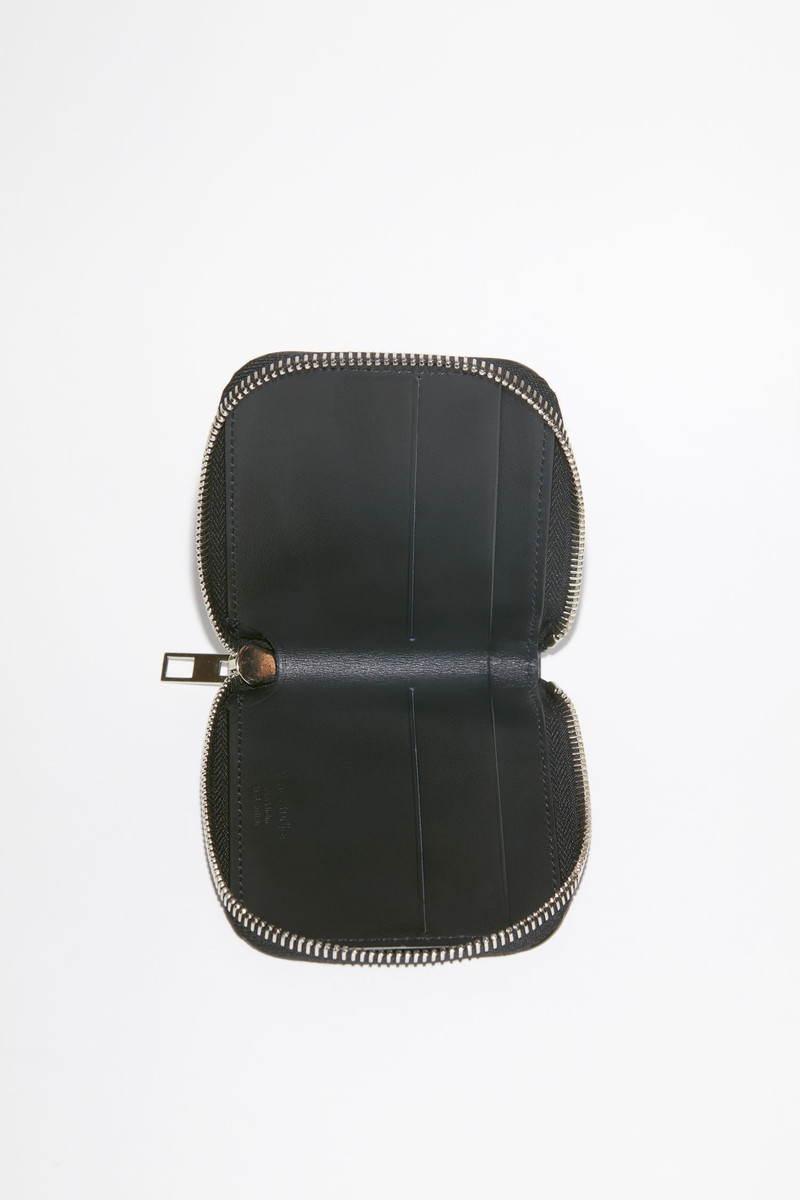 Compact zip wallet - Black 3