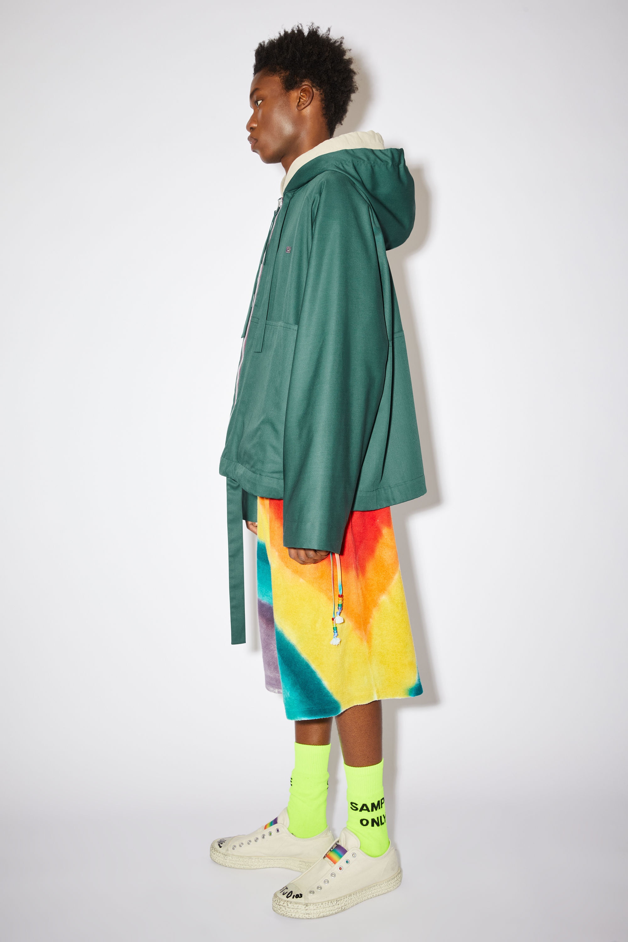 Hooded jacket - Forest green - 4