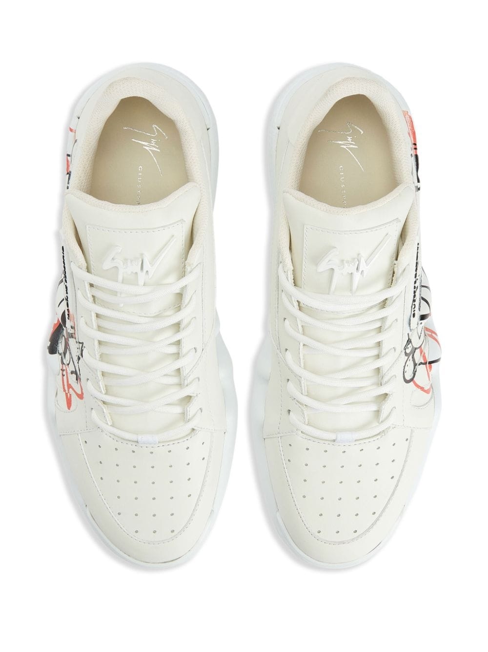 Talon graffiti print sneakers - 4