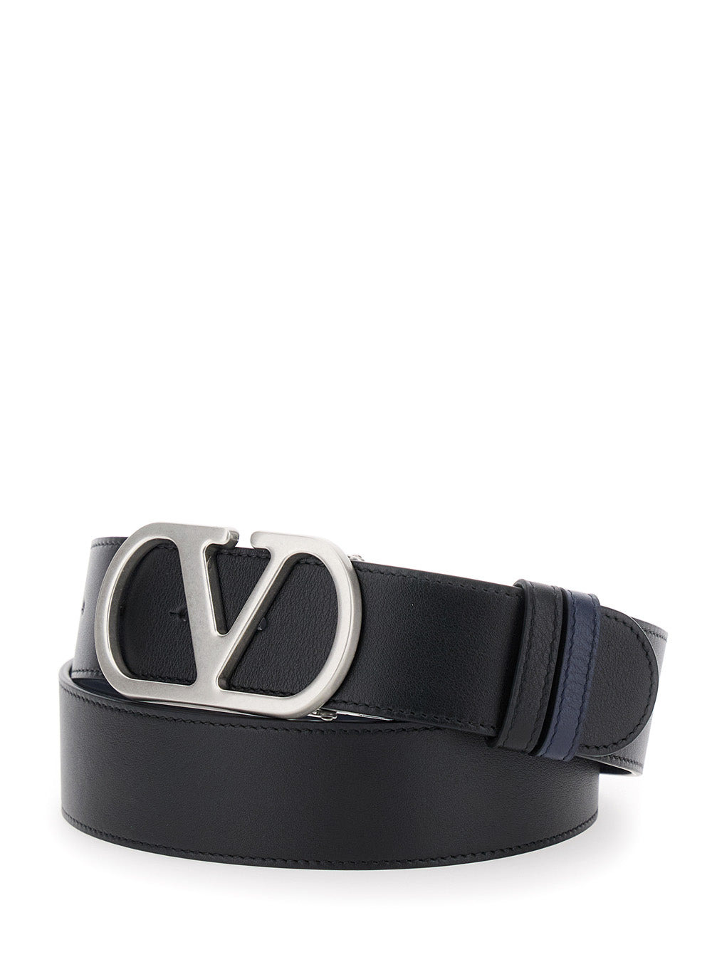 Valentino Garavani Men V Logo Reversibili 4Cm Gold - 2