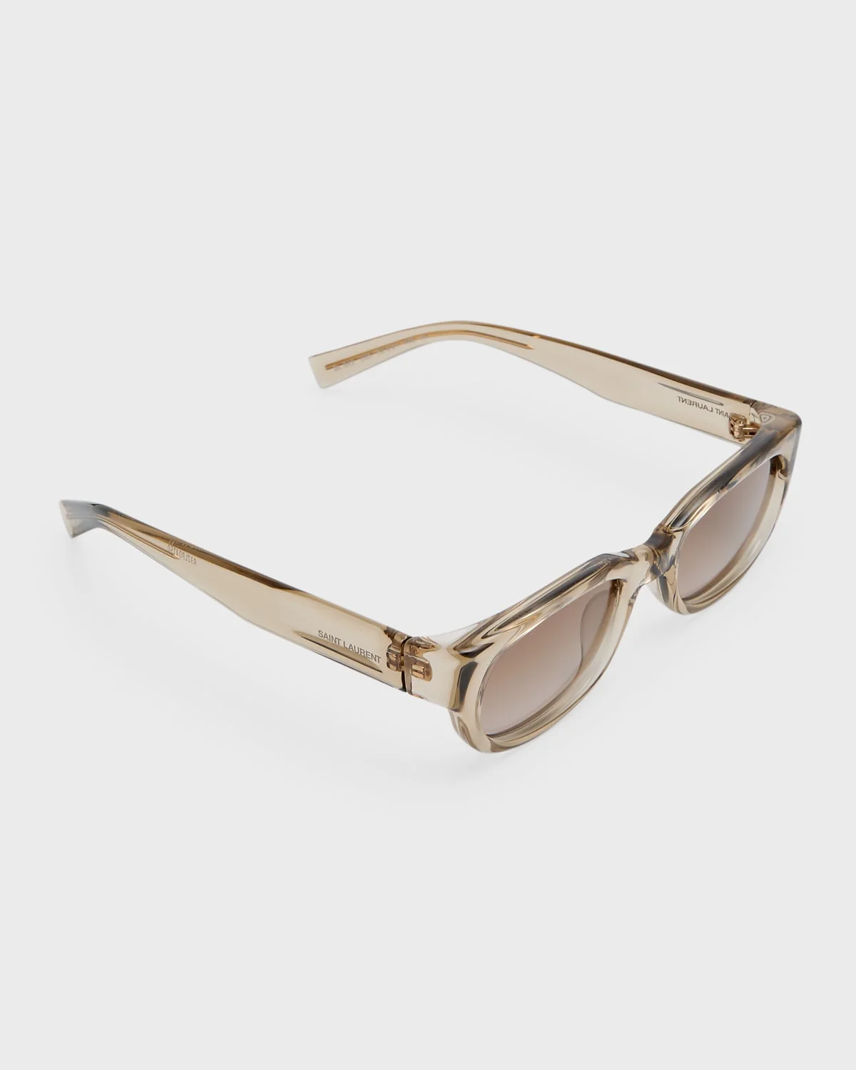 Logo Acetate Rectangle Sunglasses - 1