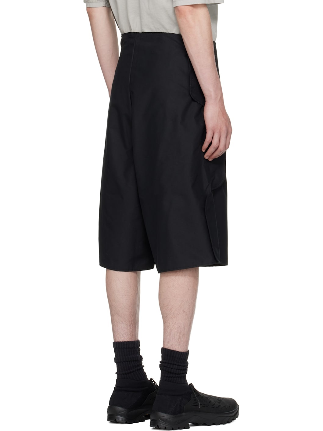 Black Form Tearaway Shorts - 3