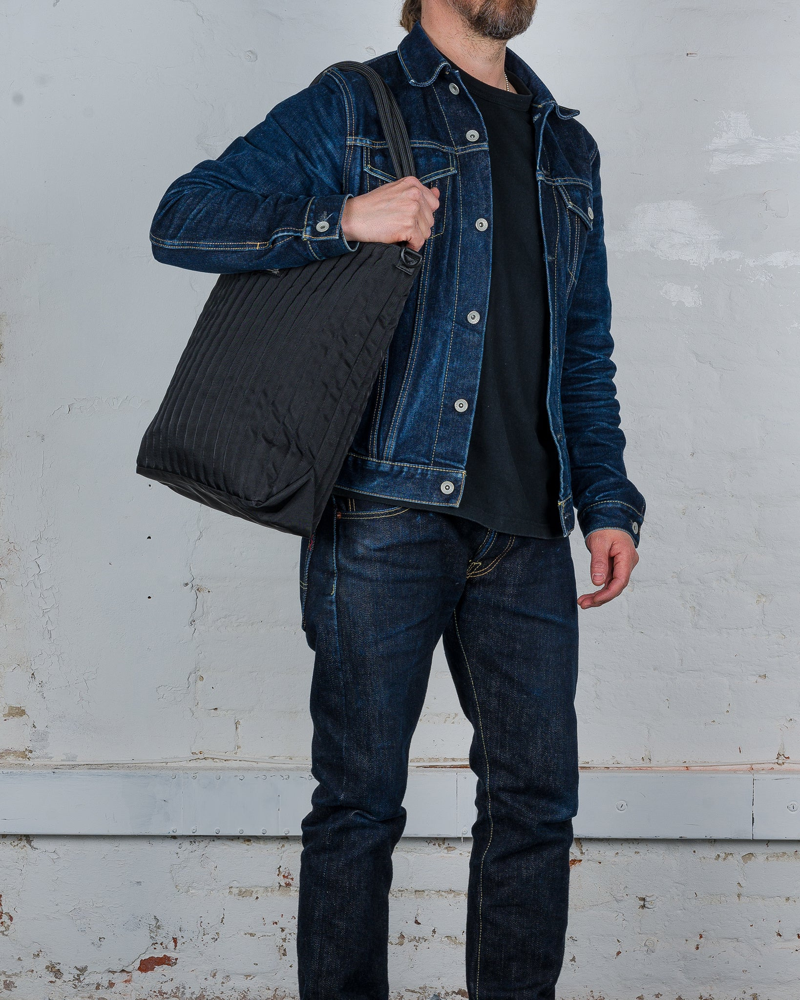 OGL-ORI-MILLIE-UTIL-BLK OGL Originale Tech Material Millie Utility Tote Bag - Black - 2
