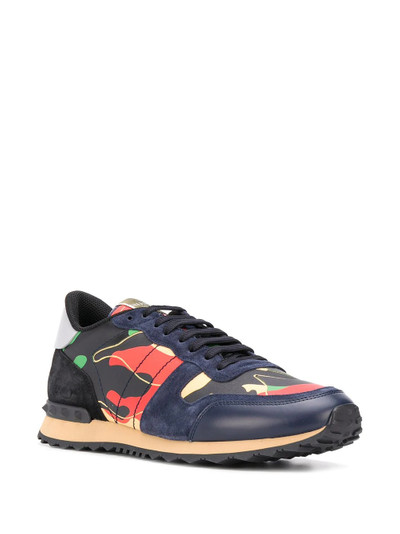 Valentino Rockrunner camouflage-print sneakers outlook