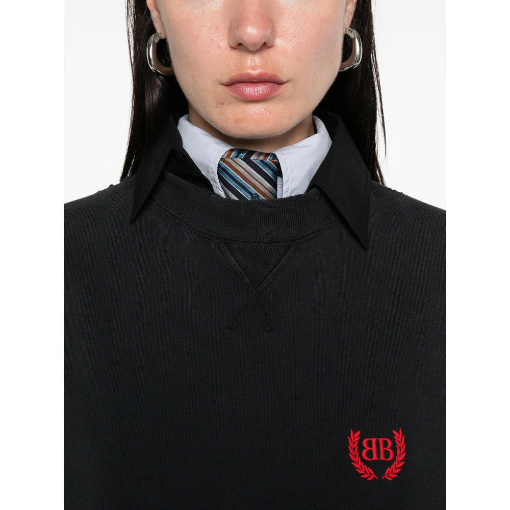 Balenciaga Black Tops - Sweatshirts Women - 4