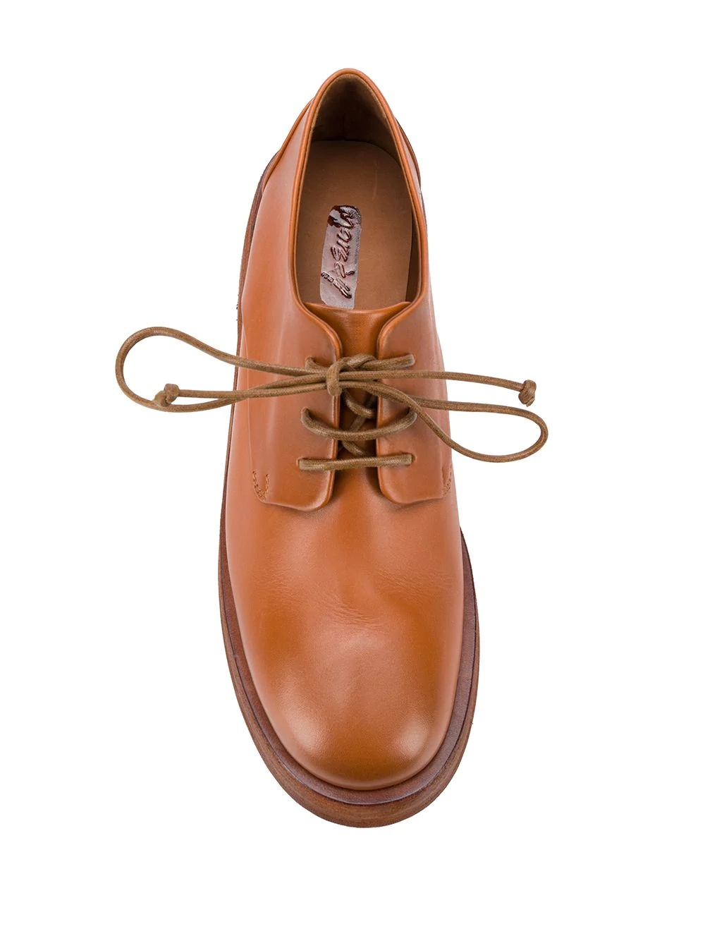 chunky sole round toe brogues - 4