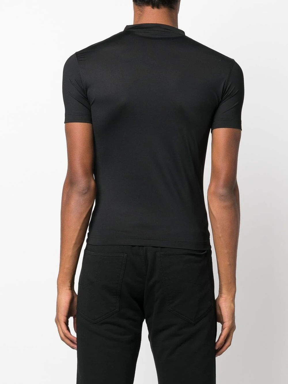 round-neck stretch T-shirt - 4