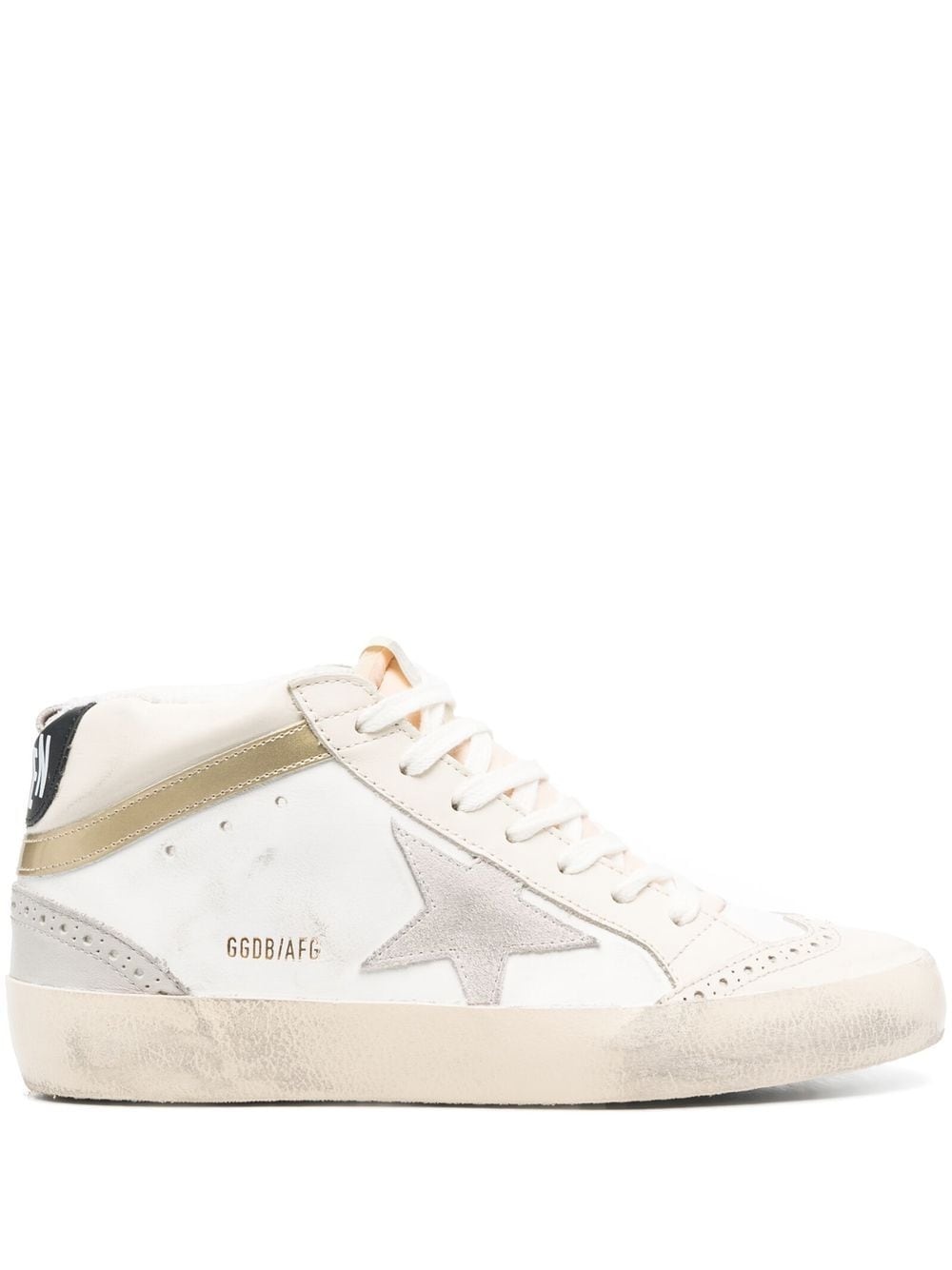 Mid-Star distressed sneakers - 1