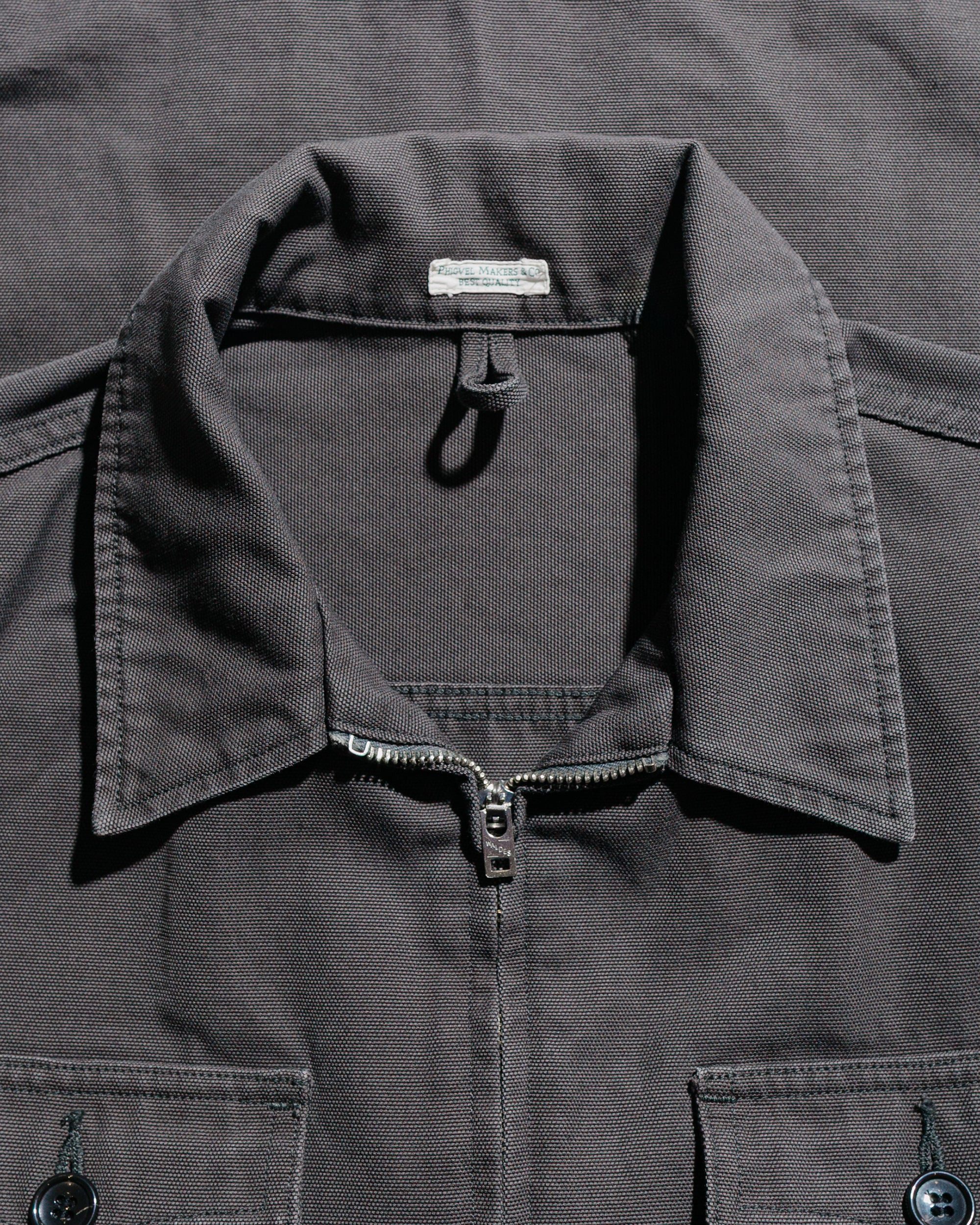 Duck Cloth Workaday Jacket Charcoal - 5