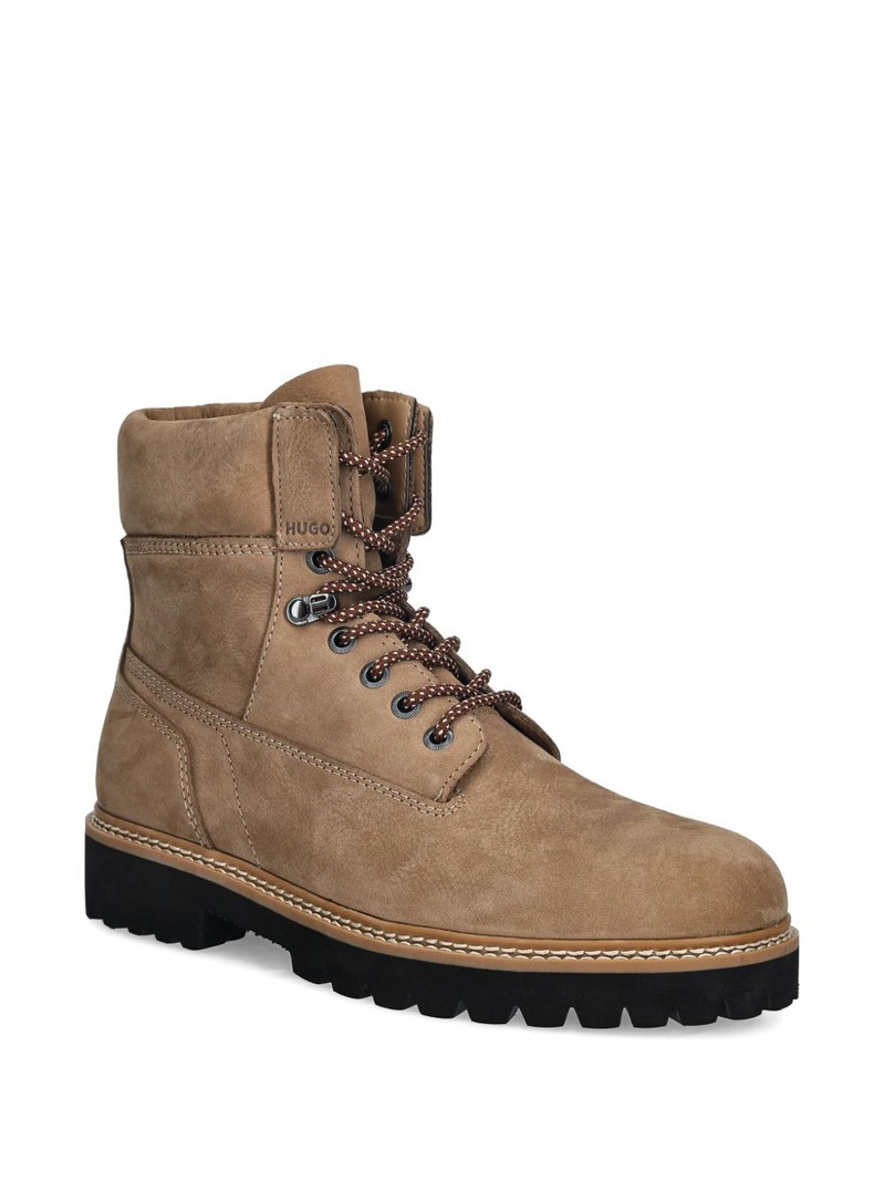 HUGO lace-up lug-sole boots outlook